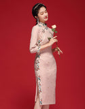 Sanftes Cord Qipao Cheongsam