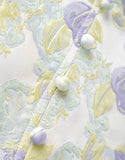 Aqua Qipao Cheongsam yang tenang