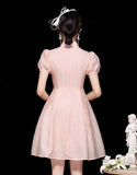 Niveau rose Qipao Cheongsam