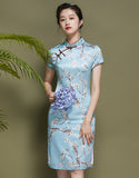 Cheongsam Qipao seguro de seda