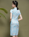 Cheongsam Qipao seguro de seda