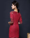 Rose Carmine Qipao Cheongsam