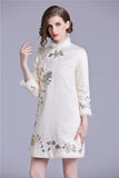 White Winter Qipao Cheongsam