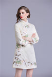 White Winter Qipao Cheongsam
