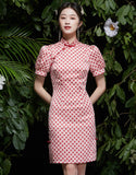 Qipao Cheongsam Merah Hidup