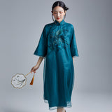 Silk Madelynn Romance Qipao Cheongsam